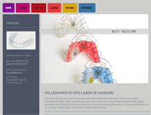 Tablet Screenshot of kfo-seelow.de